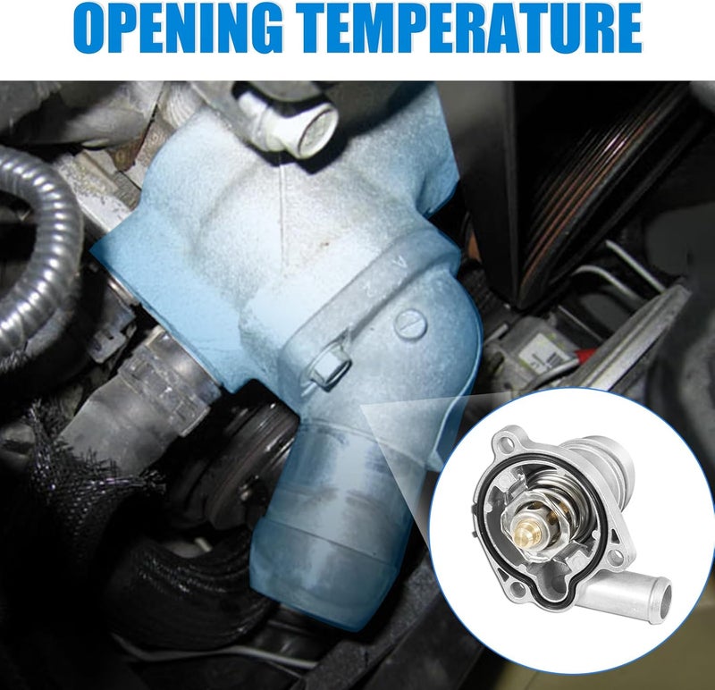 AUTOBABA 902-808 Upgrade Aluminum Coolant Thermostat Housing Assembly compatible with Chevy Trax Sonic 13-20, Cruze 11-16, Buick Encore 13-20 - L4 1.4L - Replace 55579010 25200455 5556533 - Image 5